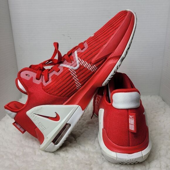 Nike LeBron Witness VI TB ‘University Mens Sneaker Size 12  Red’ DO9843-600 - Picture 5 of 10